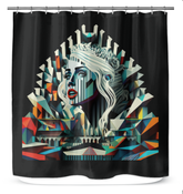 Drumline Drip Shower Curtain